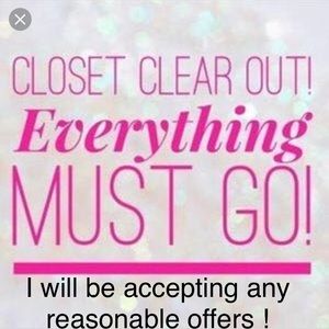 Make an offer on any item! Must be reasonable!